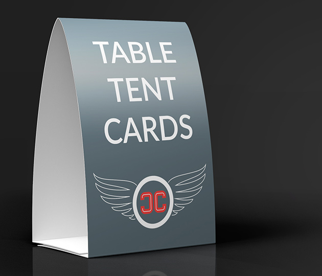 Freestanding Tentcard Printing